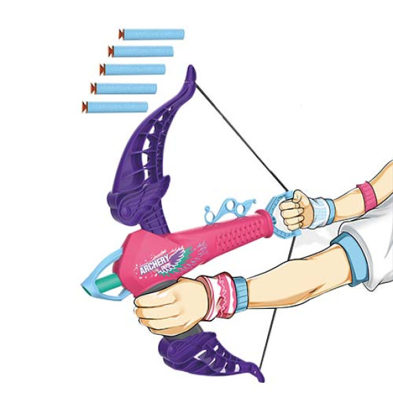 Flying feather soft slingshot (girl pink)
